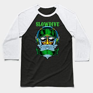 SLOWDIVE BAND MERCHANDISE Baseball T-Shirt